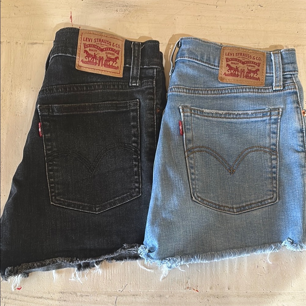 Levi's Hi Rise Denim Shorts
